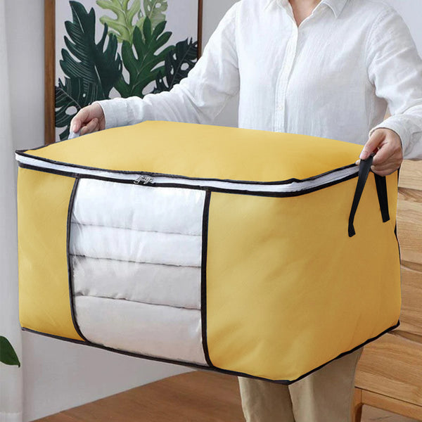 120 GSM Non-Woven Blankets & Clothes Storage Bags-Dyed Brown