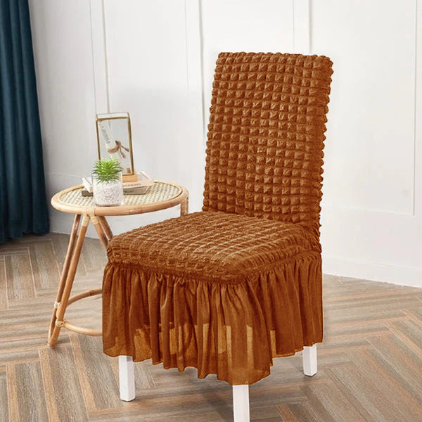 Turkish Style Chair Cover -Copper brown