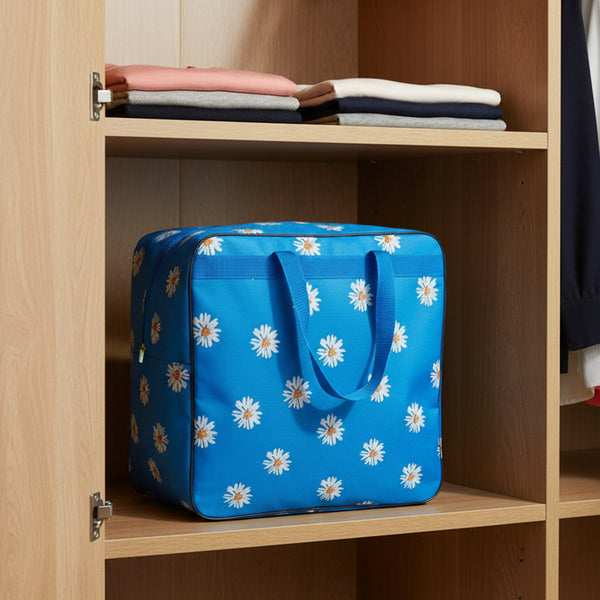 110 GSM Non-Woven Multipurpose Storage Bags For Travel & Wardrobe-Floral