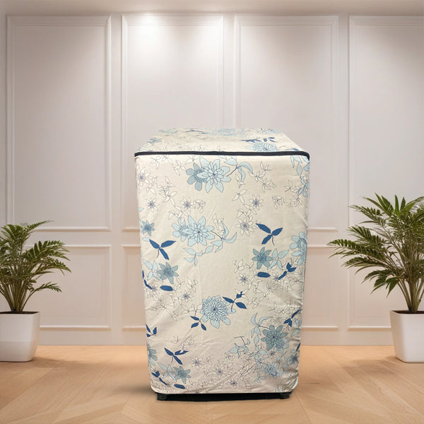 Waterproof Top Load Washing Machine Cover- Printed Duck Cotton