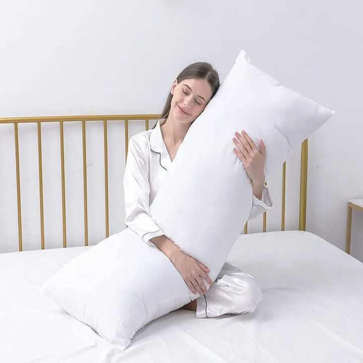 Ball Fibre Filled Full Body Support Straight Pregnancy Pillow Amalstores.pk
