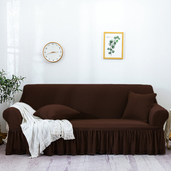 Turkish Mesh Sofa Cover – Coffee
