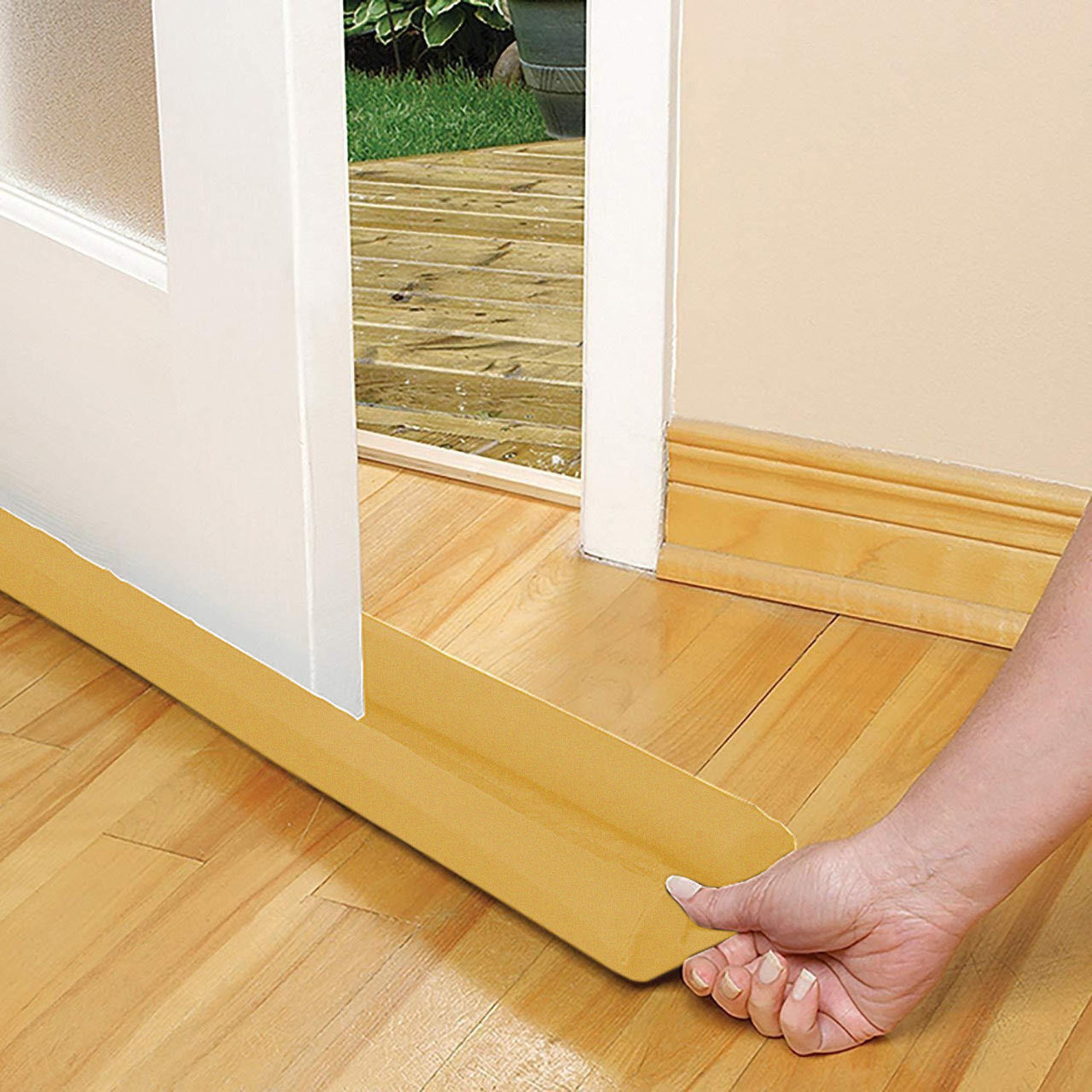 Door Draft & Dust Stopper / Double Sided Door Bottom Insulator In Skin